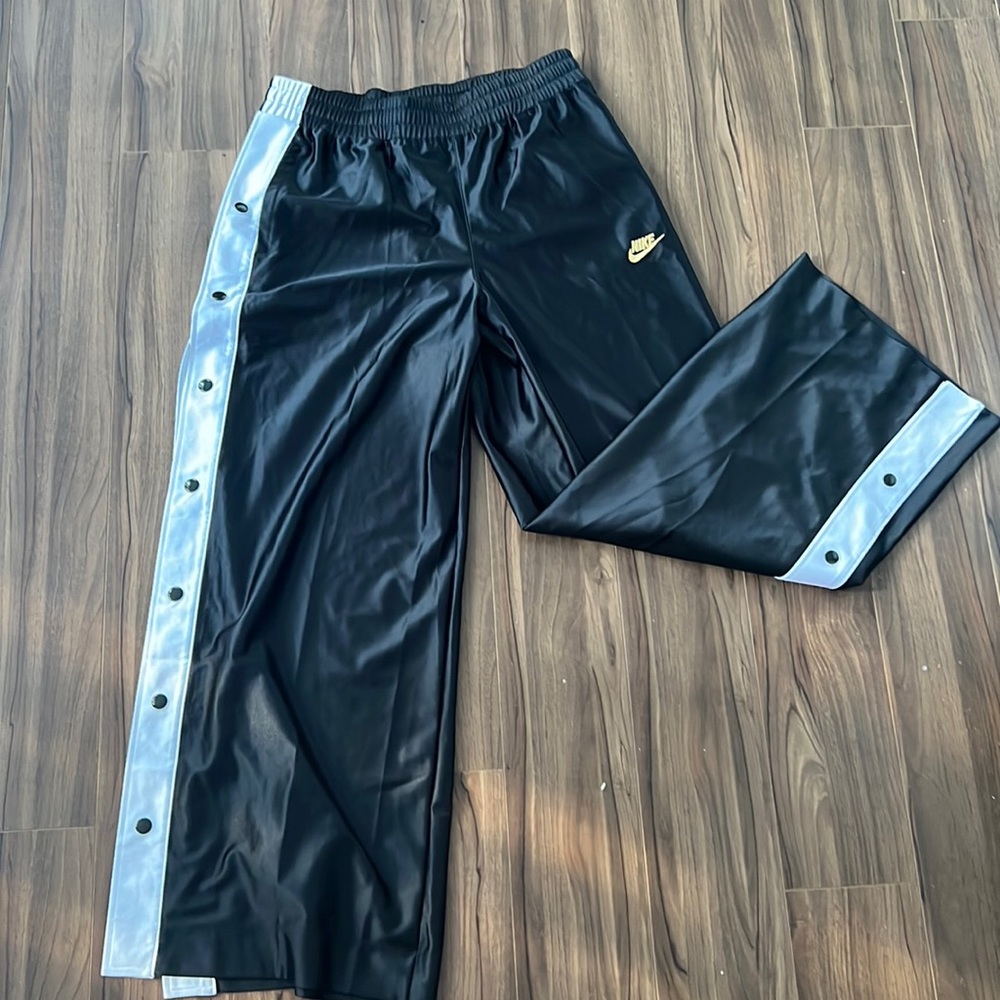 large open button pants Nike